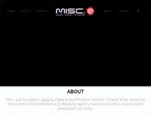 Tablet Screenshot of misc.fi